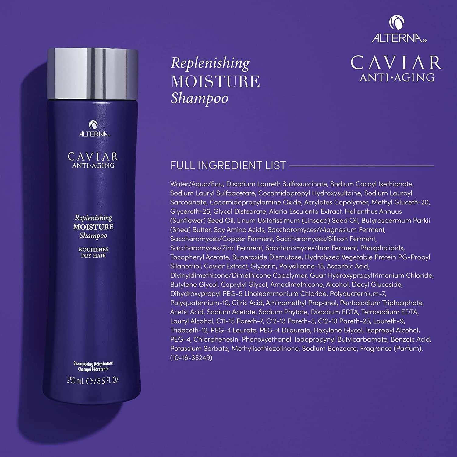 Alterna Caviar Anti-Aging Replenishing Moisture Shampoo | for Dry, Brittle Hair | Protects, Restores & Hydrates | Sulfate Free Health & Beauty > Personal Care > Hair Care Alterna Haircare   