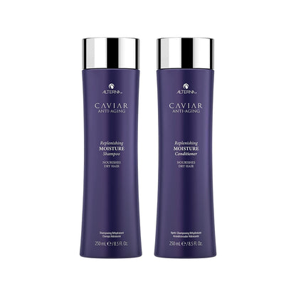 Alterna Caviar Anti-Aging Replenishing Moisture Shampoo | for Dry, Brittle Hair | Protects, Restores & Hydrates | Sulfate Free Health & Beauty > Personal Care > Hair Care Alterna Haircare Combo Shampoo & Conditioner 8.5 Fl Oz (Pack of 2) 