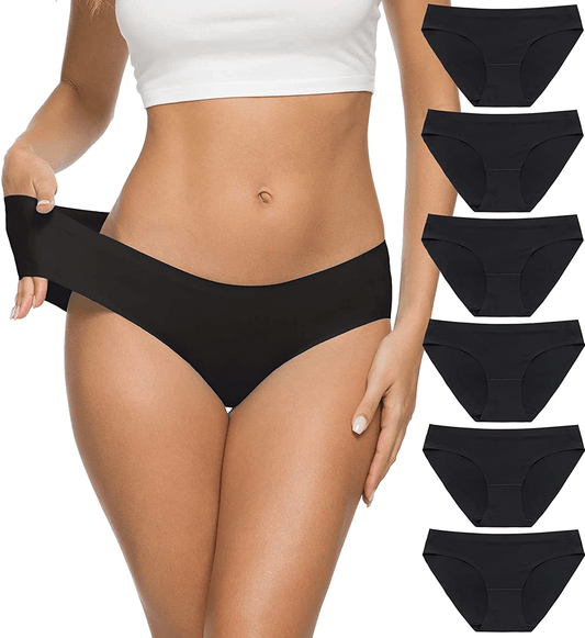 ALTHEANRAY Women’S Seamless Hipster Underwear No Show Panties Soft Stretch Bikini Underwears Multi-Pack Apparel & Accessories > Clothing > Underwear & Socks > Underwear Altheanray Color11 Small 