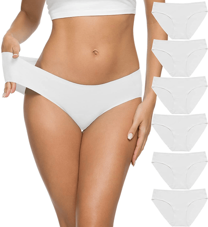 ALTHEANRAY Women’S Seamless Hipster Underwear No Show Panties Soft Stretch Bikini Underwears Multi-Pack  Altheanray Color15 Medium 