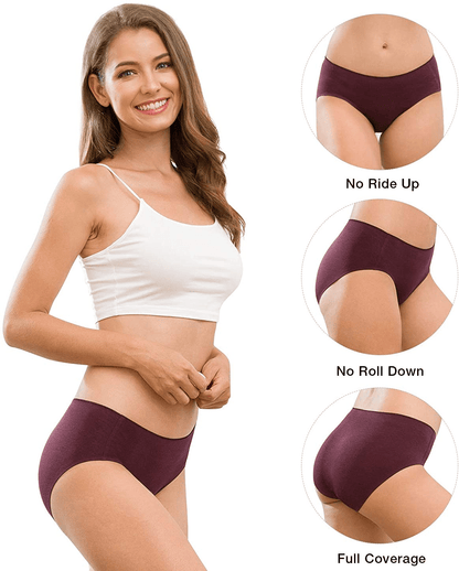 Altheanray Womens Underwear Seamless Cotton Briefs Panties for Women 6 Pack Apparel & Accessories > Clothing > Underwear & Socks > Underwear Altheanray   
