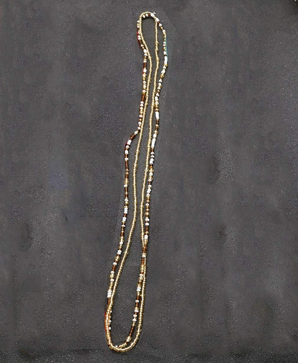 Althrorry Waist Beads Body Jewelry, Colorful Belly Beads, Bead Jewelry, Belly Chains, Waist Chain (2 Piece) Apparel & Accessories > Jewelry > Body Jewelry Althrorry   