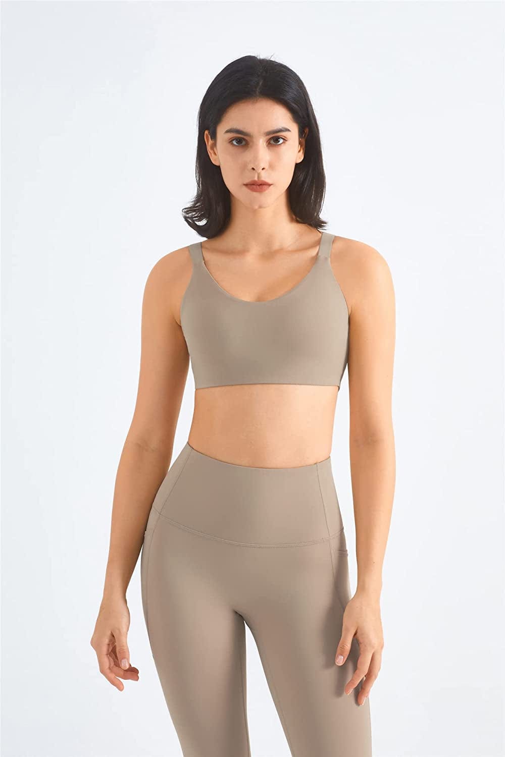 Altiland Adjustable Straps Sports Bra for Women High Support, Padded Workout Yoga Athletic Exercise Tops