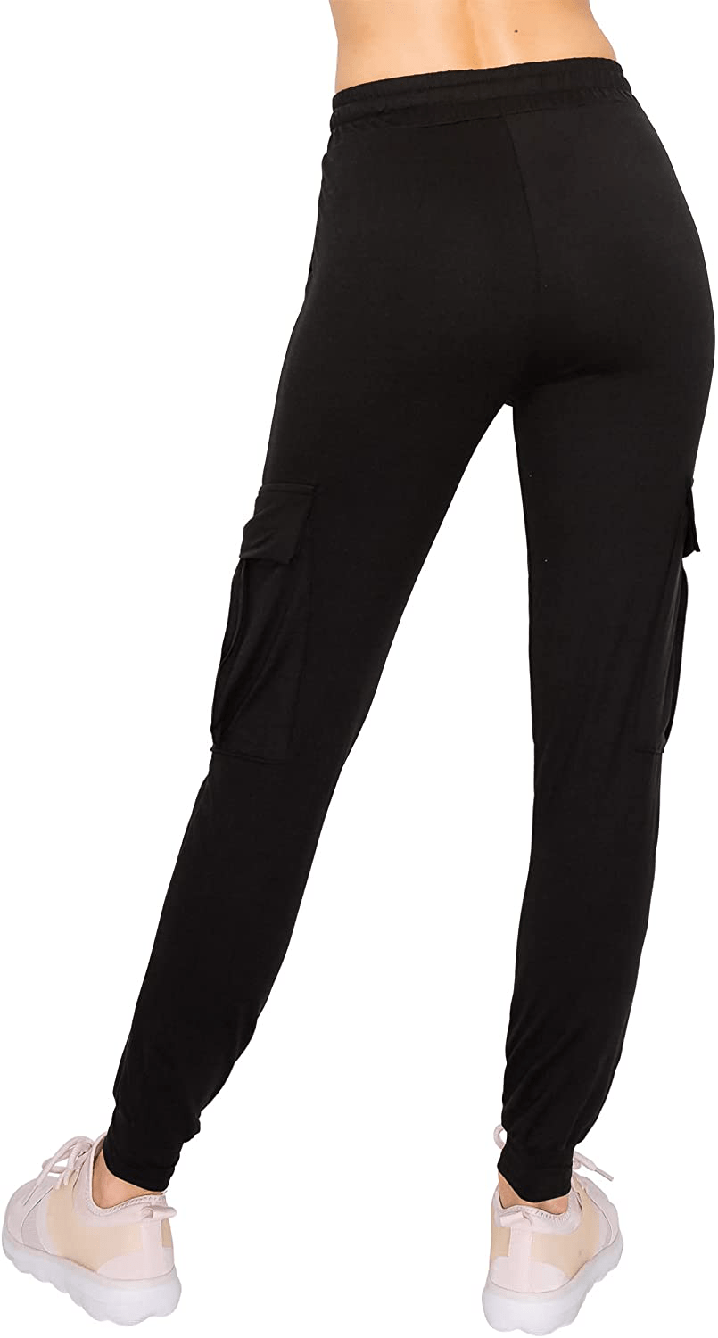 ALWAYS Women'S Cargo Jogger Pants - Buttery Soft Casual Comfy Lounge Sweatpants for Women Apparel & Accessories > Clothing > Activewear Kylie Max   