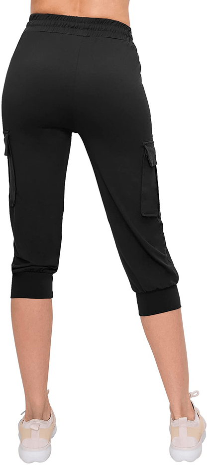 ALWAYS Women'S Cargo Jogger Pants - Buttery Soft Casual Comfy Lounge Sweatpants for Women Apparel & Accessories > Clothing > Activewear Kylie Max   