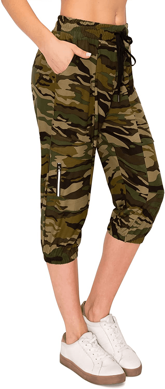 ALWAYS Women'S Cargo Jogger Pants - Buttery Soft Casual Comfy Lounge Sweatpants for Women Apparel & Accessories > Clothing > Activewear Kylie Max   