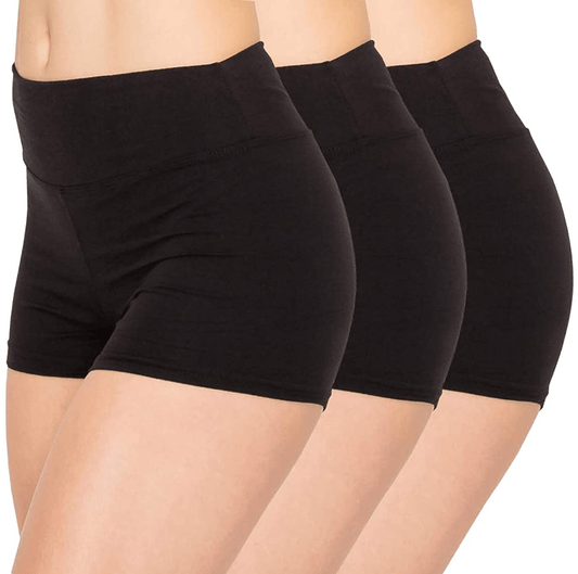 ALWAYS Women Workout Yoga Shorts - Premium Buttery Soft Solid Stretch Cheerleader Running Dance Volleyball Short Pants Apparel & Accessories > Clothing > Shorts Kylie Max   