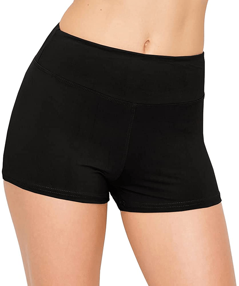 ALWAYS Women Workout Yoga Shorts - Premium Buttery Soft Solid Stretch Cheerleader Running Dance Volleyball Short Pants Apparel & Accessories > Clothing > Shorts Kylie Max   