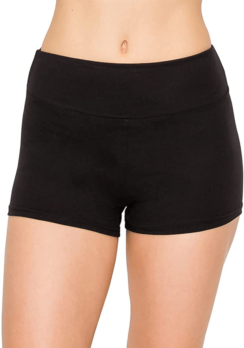 ALWAYS Women Workout Yoga Shorts - Premium Buttery Soft Solid Stretch Cheerleader Running Dance Volleyball Short Pants Apparel & Accessories > Clothing > Shorts Kylie Max   