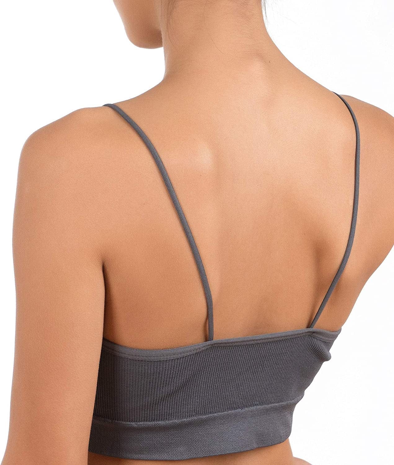 Alyce Intimates Pack of 5 Seamless Womens Ribbed Sleep & Lounge Bra