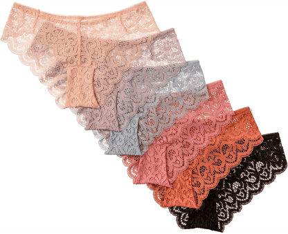 Alyce Intimates Pack of 6 Women’S Lace Bikini Apparel & Accessories > Clothing > Underwear & Socks > Underwear Alyce Ives Intimates   