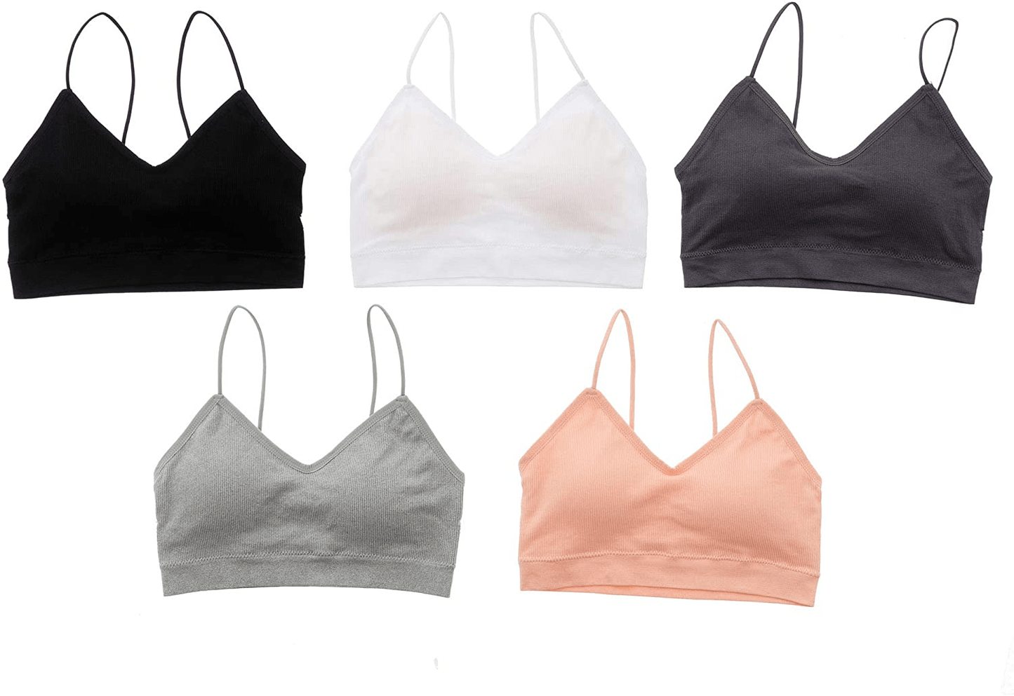 Alyce Intimates Seamless Womens Bra, Pack of 5 Apparel & Accessories > Clothing > Underwear & Socks > Bras Kylie Max   