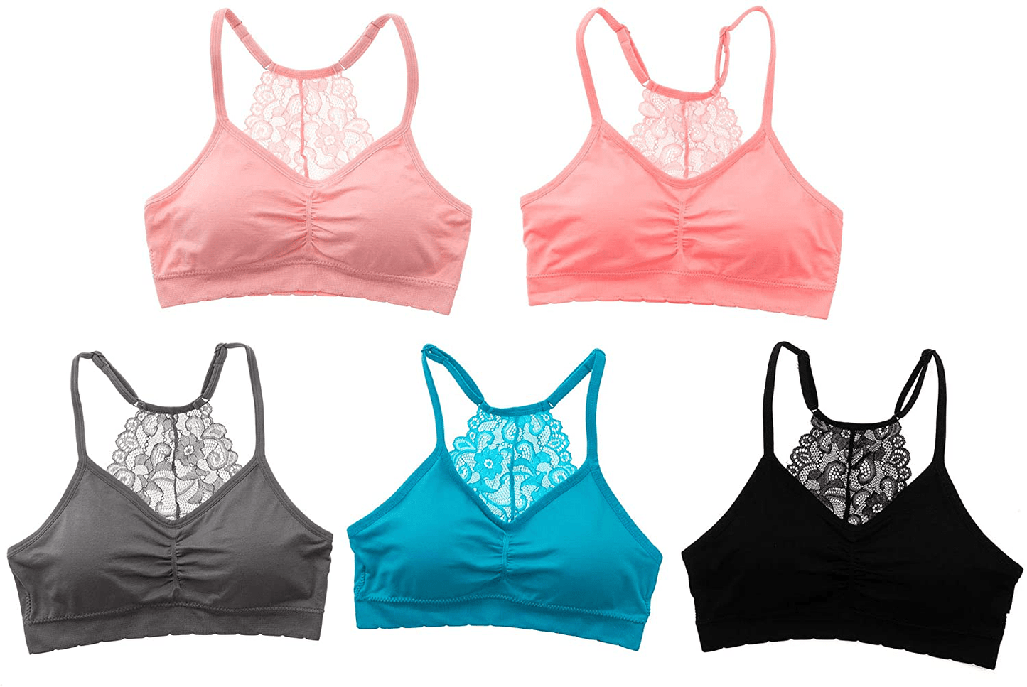 Alyce Intimates Seamless Womens Bra, Pack of 5 Apparel & Accessories > Clothing > Underwear & Socks > Bras Kylie Max   
