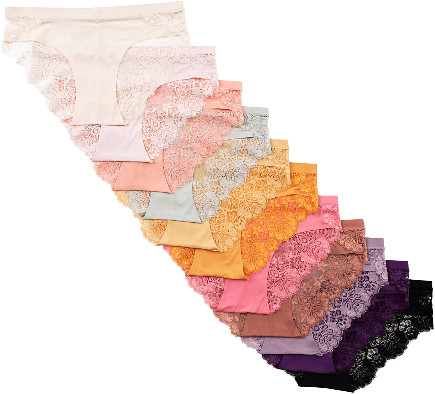 Alyce Ives Intimates 12 Pack Womens Lace Bikini Assorted Colors Apparel & Accessories > Clothing > Underwear & Socks > Underwear Alyce Ives Intimates   