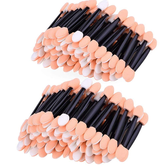 Amariver 200 Pack Disposable Eyeshadow Brush Sponge Tipped Oval Makeup Tool Dual Sides Eyeshadow Brush Comestic Applicator for Girls Lady Women Daily Beauty(Black) Health & Beauty > Personal Care > Cosmetics > Cosmetic Tools > Makeup Tools Amariver   
