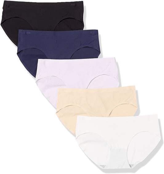 Amazon Essentials Seamless/No Show Panties (XS - XL) for Legging, Low Rise Hipster Underwear Braguitas Apparel & Accessories > Clothing > Underwear & Socks > Underwear KYLIE MAX Multicolored Large 