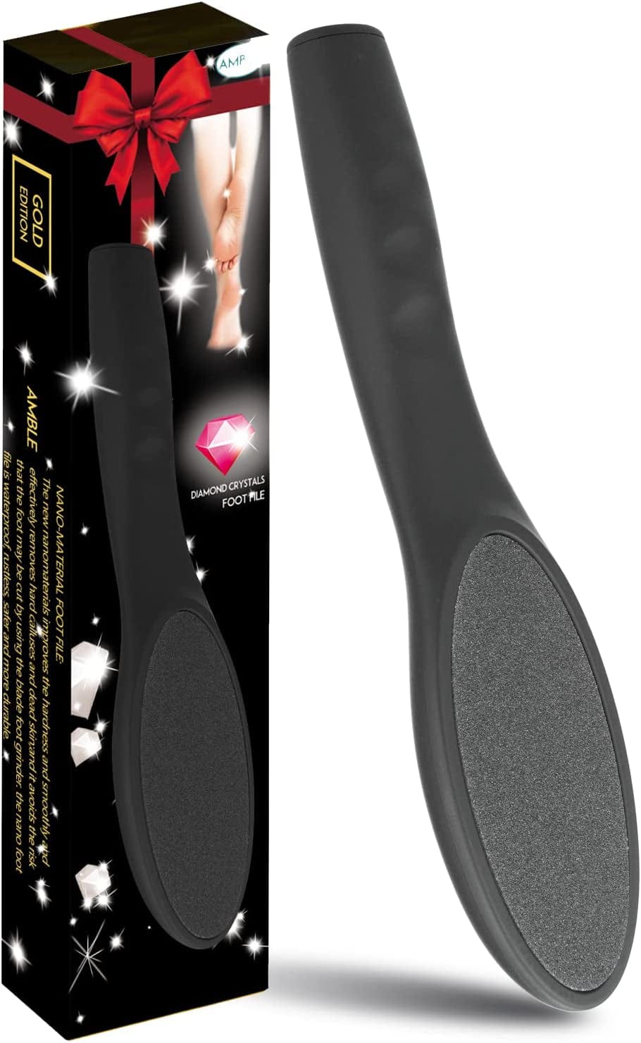 Amble Foot File, Nanomaterials Foot Rasp and Callus Remover - Professional Foot Care Pedicure Foot Scrubber Tool to Remove Cracked Heels, Mother'S Day Gift, Dead Skin, Hard Skin… Health & Beauty > Personal Care > Foot Care Amble Coarse Sand  