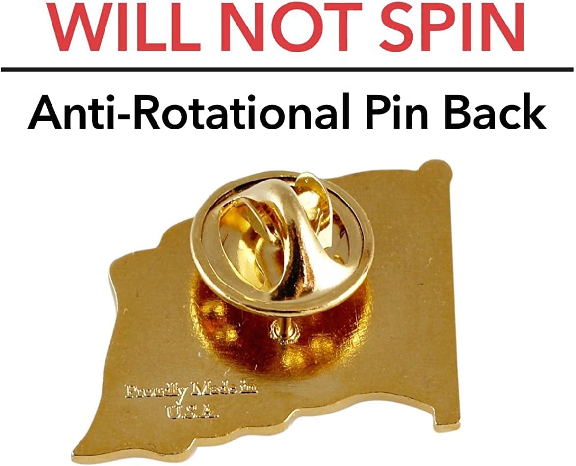 American Flag Lapel Pin Proudly Made in USA (1 Piece)