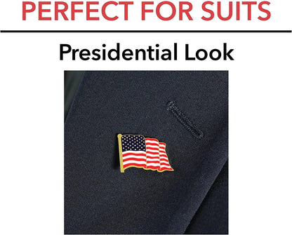 American Flag Lapel Pin Proudly Made in USA (5 Pack)
