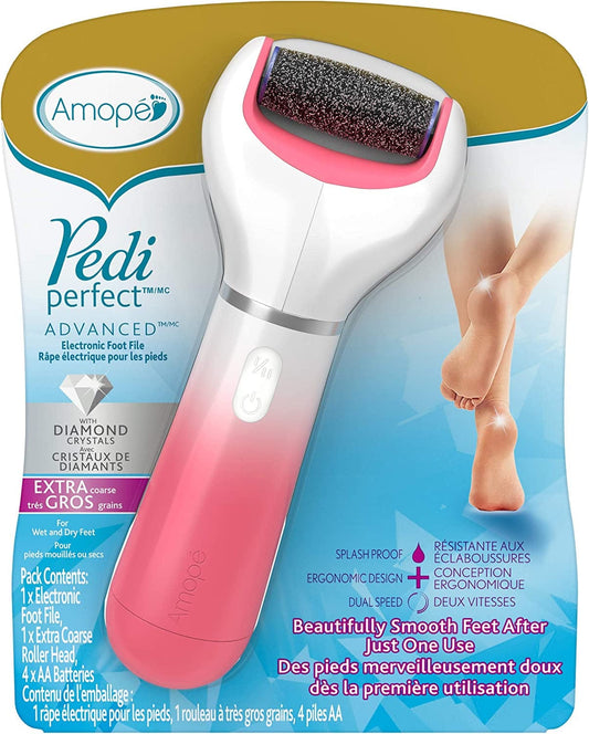 Amope Splashproof Electronic Foot File Foot Spa Pedicure Tool Callous Remover-Pedi Perfect Advance 2 Speed, 1 Count (Packaging May Vary) Health & Beauty > Personal Care > Foot Care Amope   