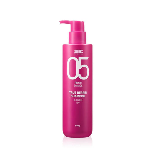 AMOS PROFESSIONAL True Repair Shampoo 17.6 Oz 500G(Renewal) | Damaged Hair Care Routine | No More Tangled Hair and Split Ends | Korean Hair Salon Brand Health & Beauty > Personal Care > Hair Care AMOS PROFESSIONAL   