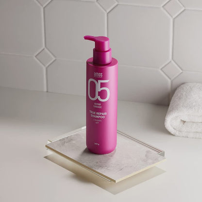 AMOS PROFESSIONAL True Repair Shampoo 17.6 Oz 500G(Renewal) | Damaged Hair Care Routine | No More Tangled Hair and Split Ends | Korean Hair Salon Brand Health & Beauty > Personal Care > Hair Care AMOS PROFESSIONAL   