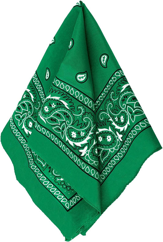 Amscan Women'S Paisley Bandana Apparel & Accessories > Clothing Accessories > Bandanas & Headties amscan Green 20" x 20" 