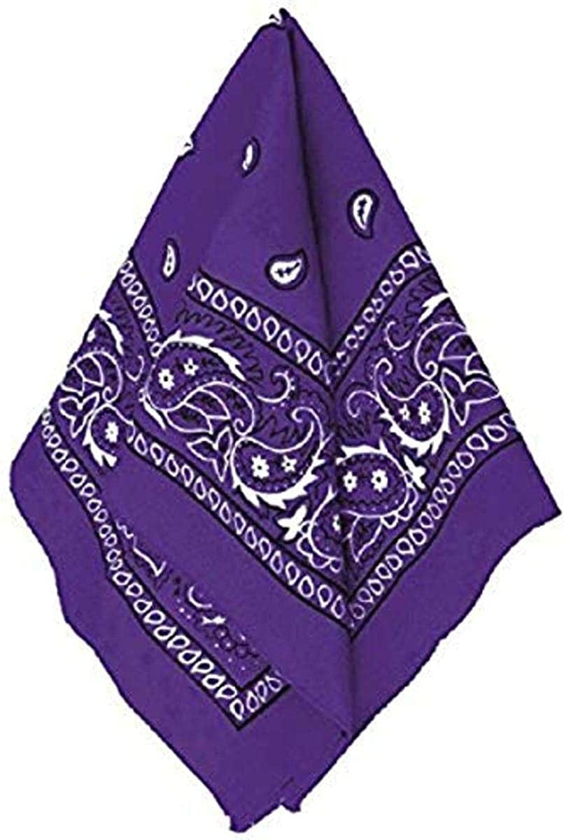 Amscan Womens Paisley Apparel & Accessories > Clothing Accessories > Bandanas & Headties amscan Purple 12 