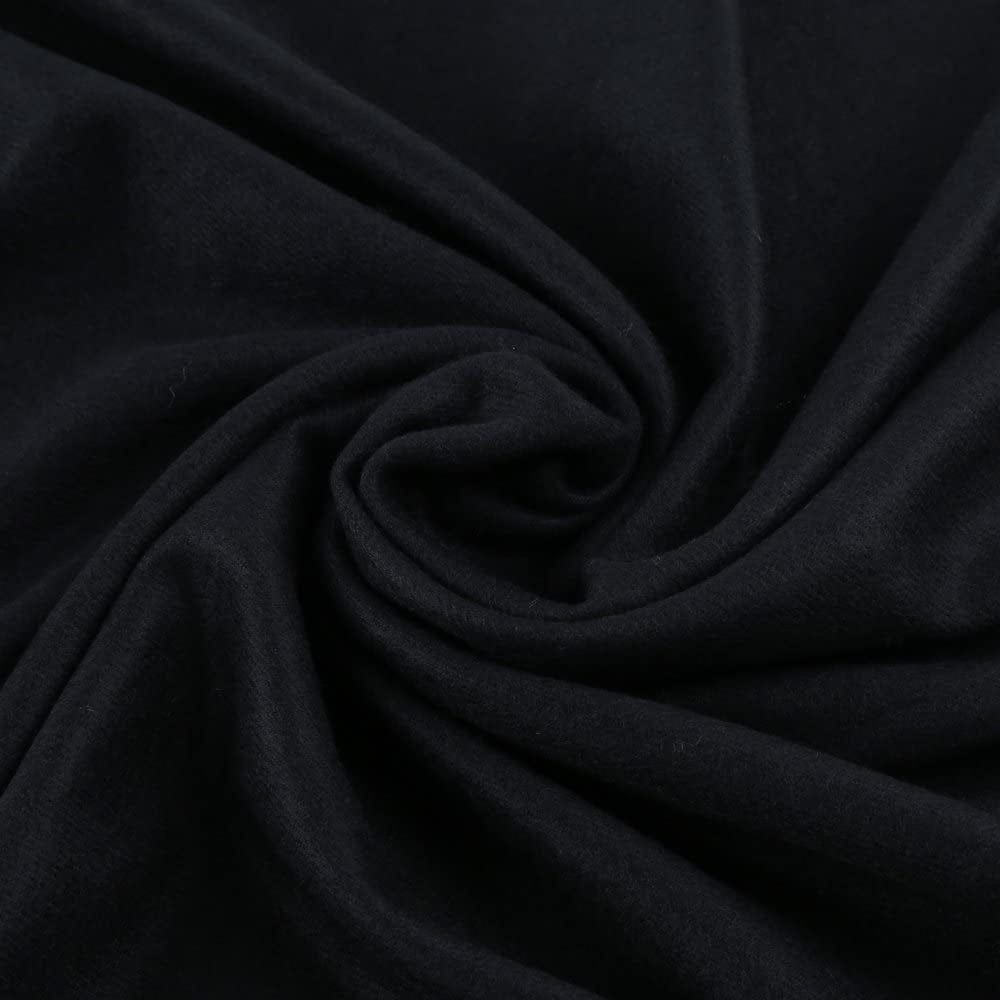 Anboor Cashmere Feel Blanket Scarf Super Soft with Tassel Solid Color Warm Shawl for Women Apparel & Accessories > Clothing Accessories > Scarves & Shawls Anboor   