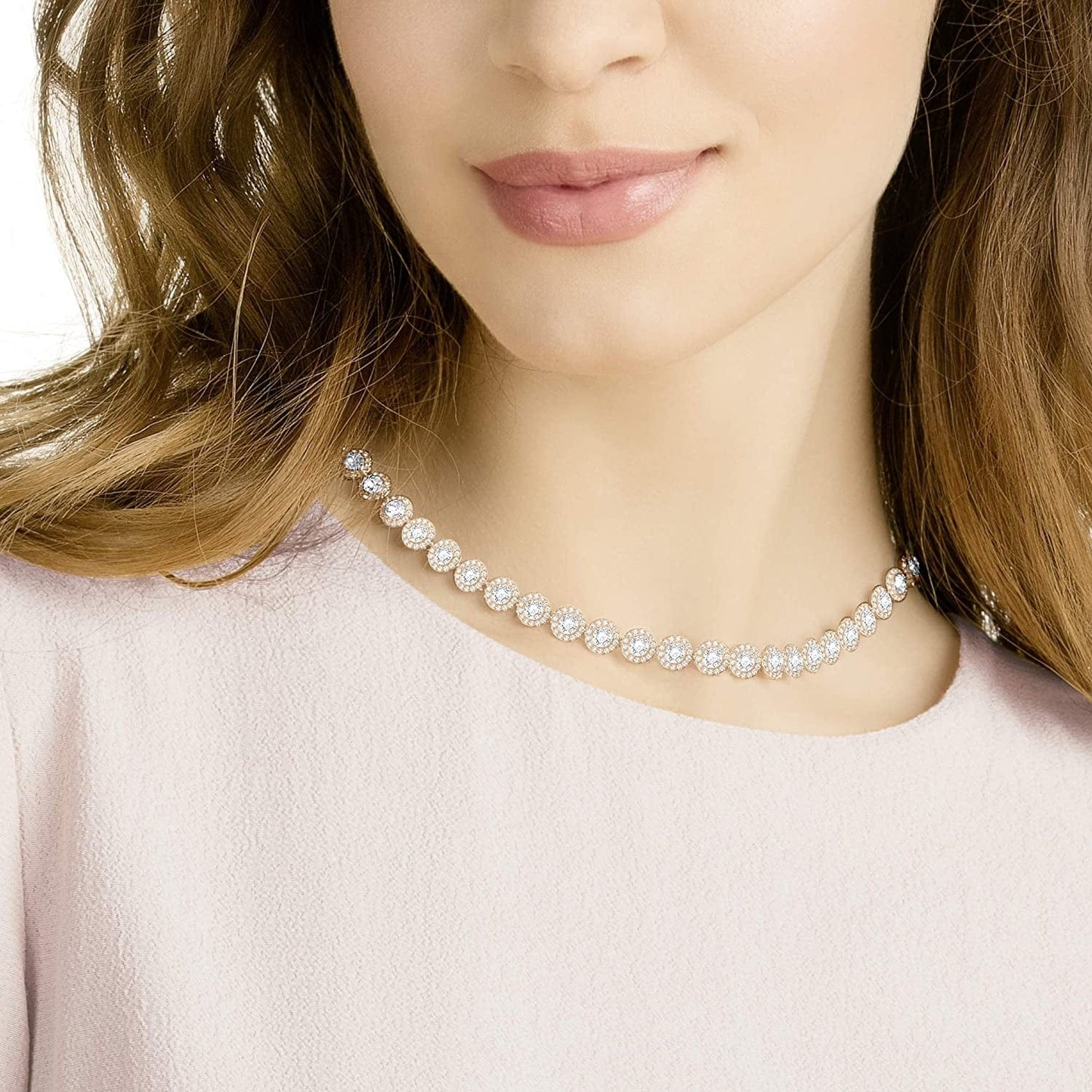 Angelic Crystal Jewelry Collection, Rose Gold & Gold Tone Finish