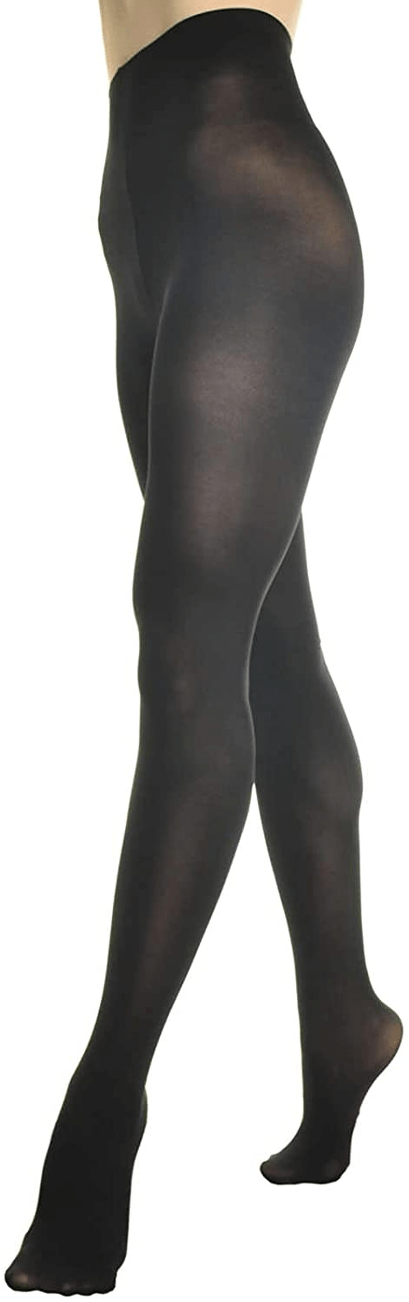 Angelina Women'S and Girls' Professional-Grade Footed Ballet Tights Apparel & Accessories > Clothing > Underwear & Socks > Shapewear Angelina Footed Black - 1pk Small-Medium 