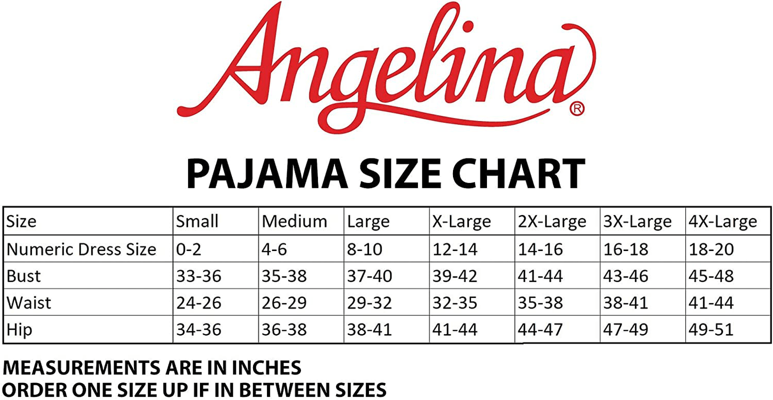 Angelina Women's Cozy Fleece Pajama Set Apparel & Accessories > Clothing > Sleepwear & Loungewear > Pajamas Angelina   