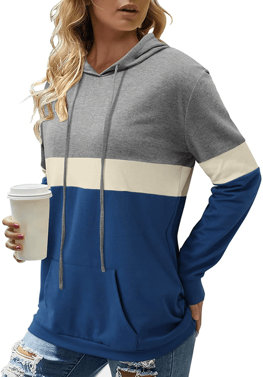 Angerella Hoodies for Women Camo Leopard Print Tops Pullover Hooded Sweatshirt Drawstring with Pocket Apparel & Accessories > Clothing > Activewear Kylie Max   