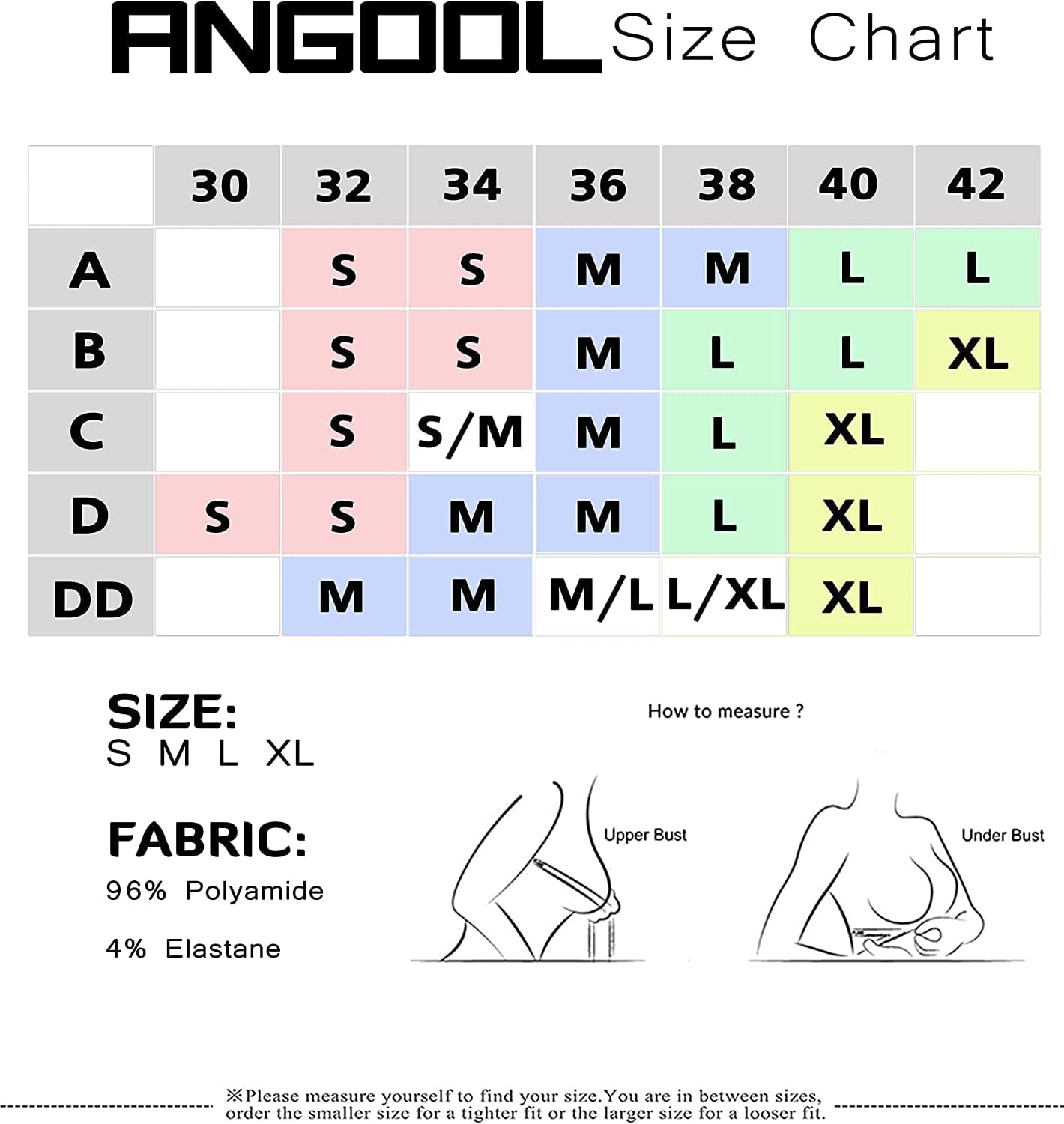 ANGOOL Strappy Sports Bras for Women, Longline Medium Support Yoga Bra Wirefree Padded Sports Bra with Adjustable Straps
