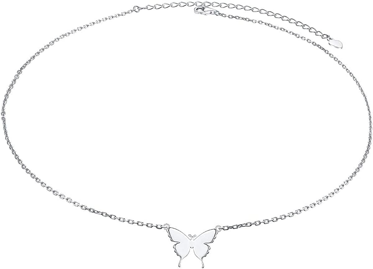 Anklet for Women S925 Sterling Silver Adjustable Foot Evil Eye Starfish Heart Bead Butterfly Celtic Knot Cross Multilayer Layered Ankle Bracelet Jewelry Apparel & Accessories > Jewelry > Anklets ALPHM Jewelry Factory Butterfly 10+1  