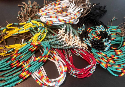 Anklet for Women, Turquoise Beaded Native American Style Boho Anklet, Bohemian Hippie Colorful Beach Summer Waterproof Anklet for Women and Girls, Handmade by Tribes Apparel & Accessories > Jewelry > Anklets Tribes by Sara K   