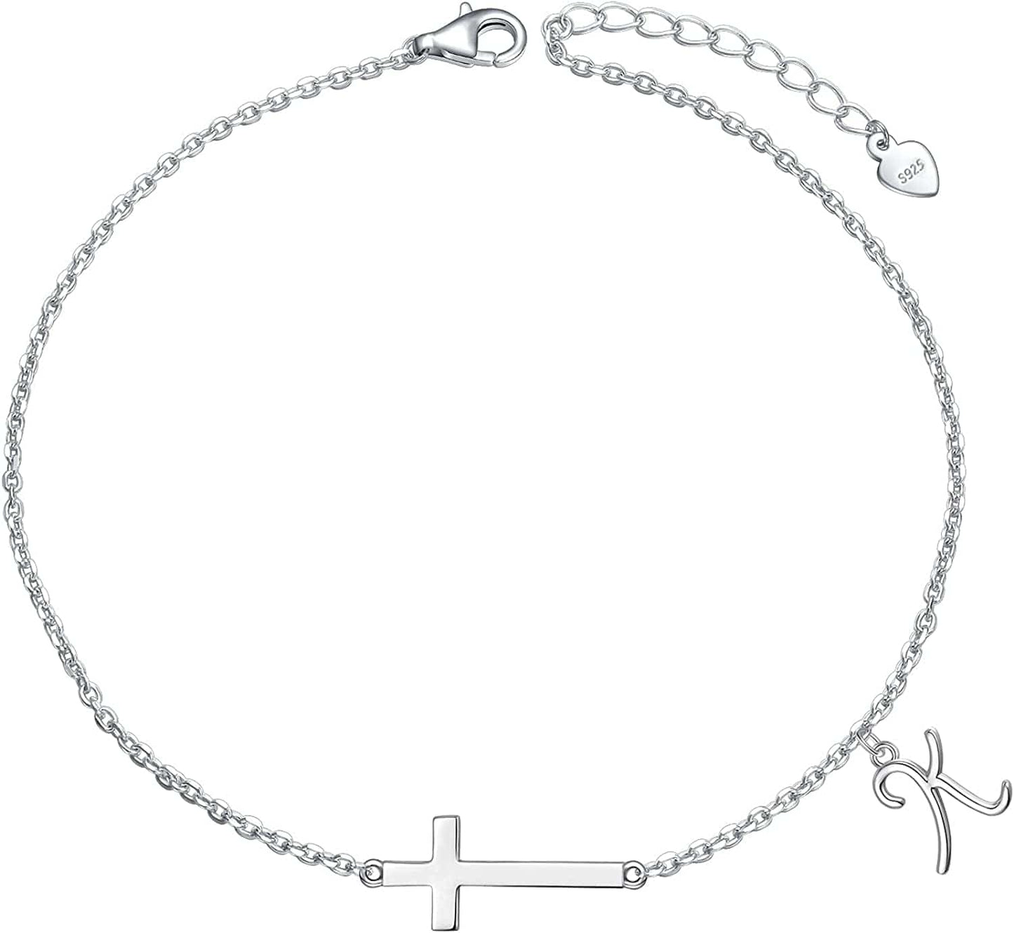 Anklets for Women S925 Sterling Silver Adjustable Beach Foot Ankle Bracelet Jewelry Gifts Apparel & Accessories > Jewelry > Anklets Silvermoon jewelry K  