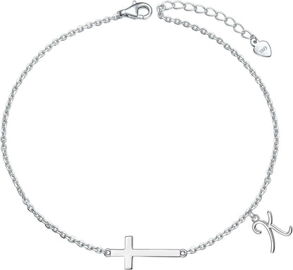 Anklets for Women S925 Sterling Silver Adjustable Beach Foot Ankle Bracelet Jewelry Gifts Apparel & Accessories > Jewelry > Anklets Silvermoon jewelry K  