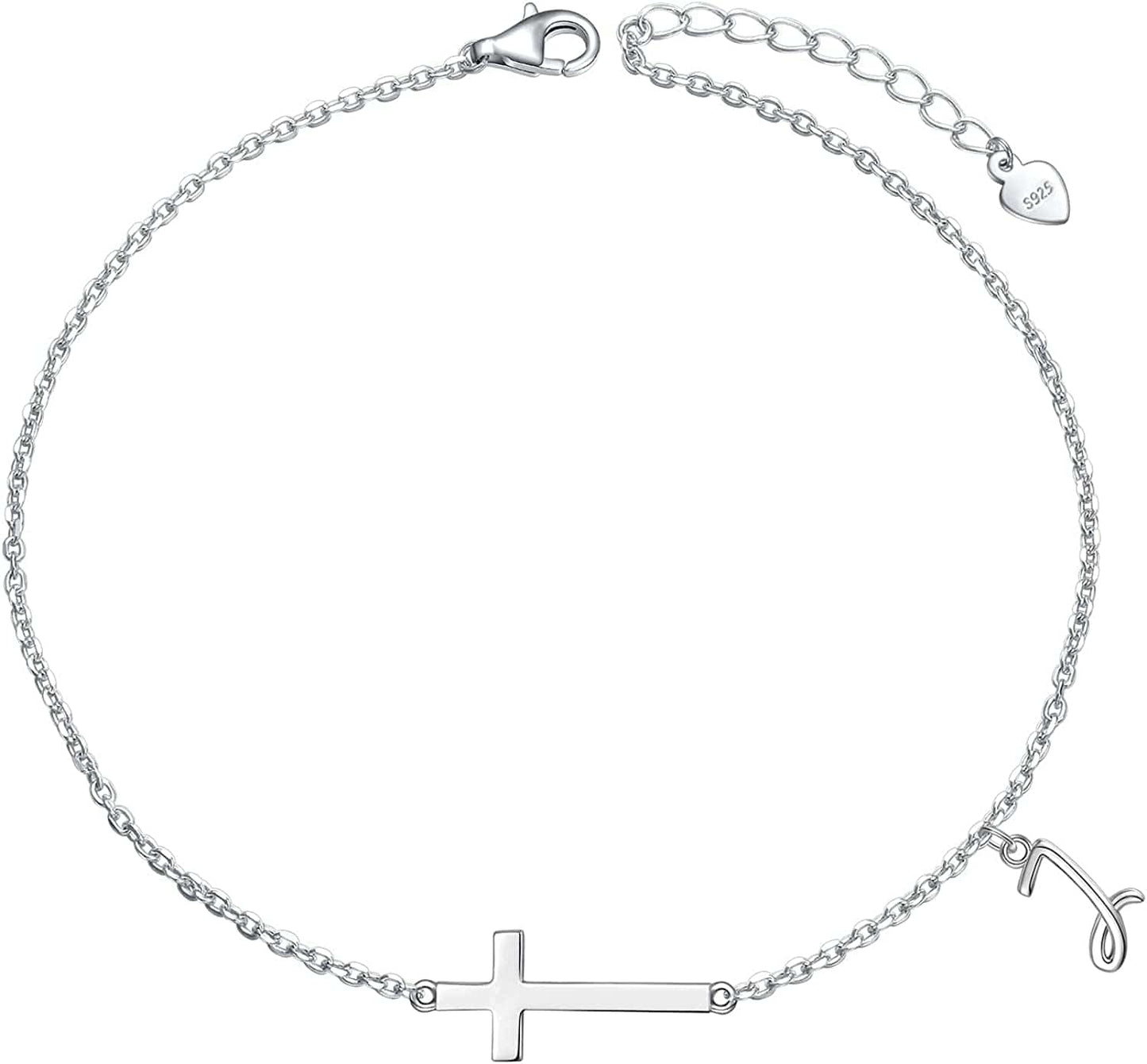 Anklets for Women S925 Sterling Silver Adjustable Beach Foot Ankle Bracelet Jewelry Gifts Apparel & Accessories > Jewelry > Anklets Silvermoon jewelry J  
