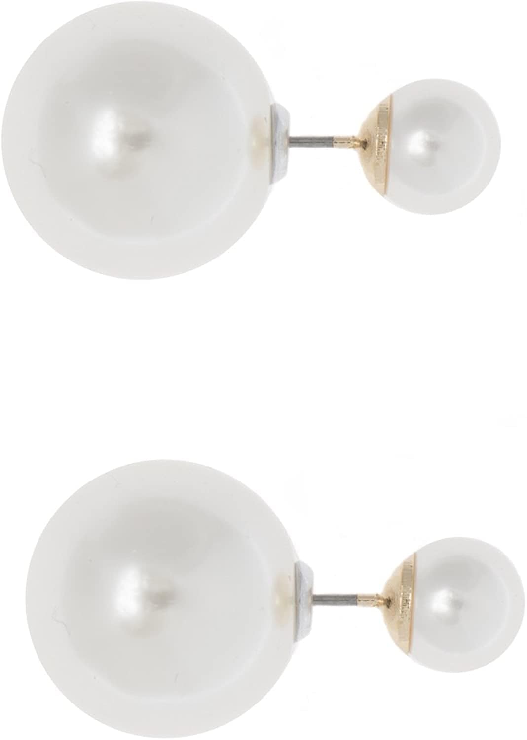 Anne Klein Small Twisted Stud Earrings Apparel & Accessories > Jewelry > Earrings KYLIE MAX Gold Double Sided Earrings 
