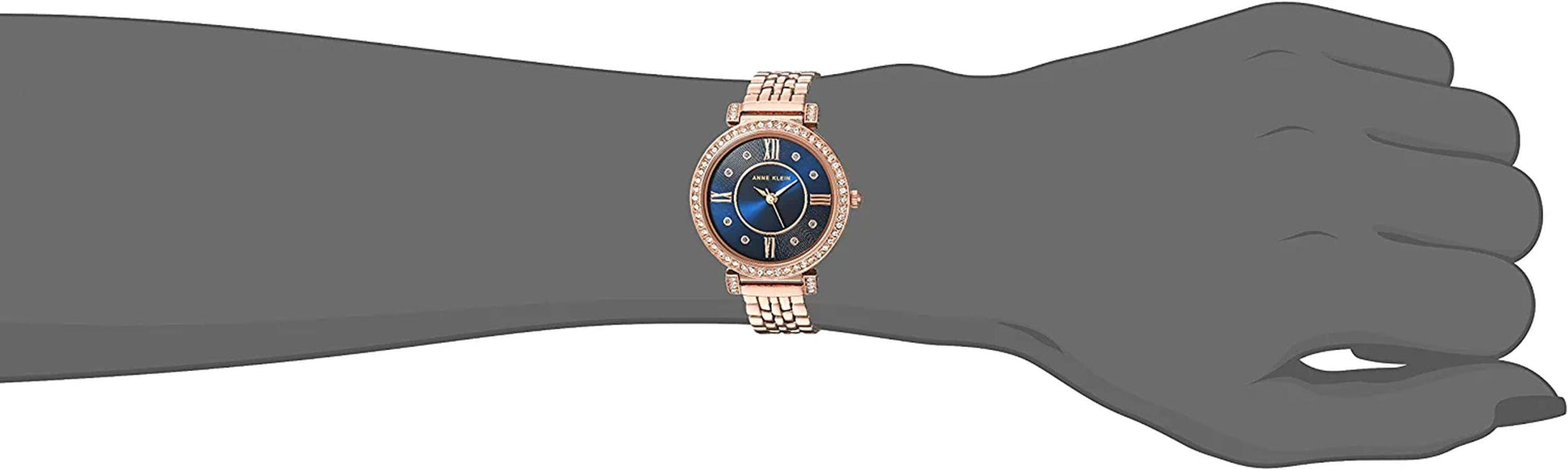 Anne Klein Women'S Premium Crystal Accented Bracelet Watch, AK/2928