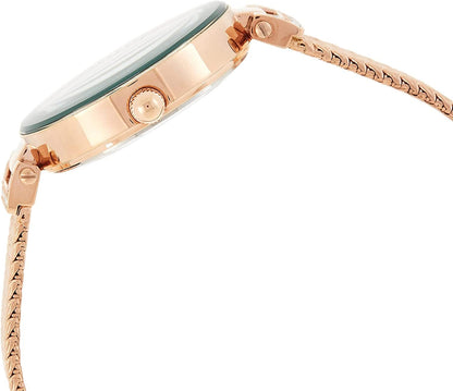 Anne Klein Women'S Premium Crystal Accented Mesh Bracelet Watch