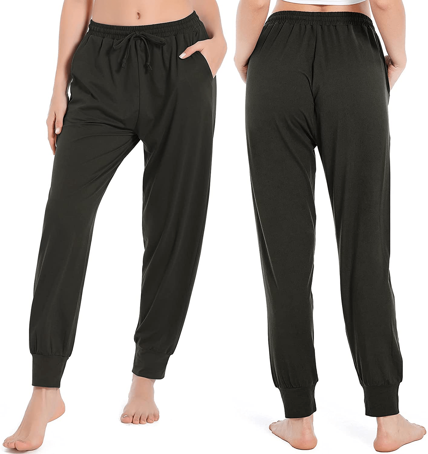 Annenmy Womens Yoga Sweatpants for Women High Waist Workout Joggers Pants Casual Drawstring Comfy Lounge Pants with Pockets Apparel & Accessories > Clothing > Activewear Kylie Max   
