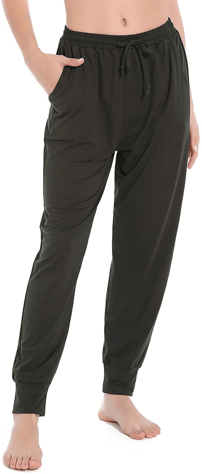 Annenmy Womens Yoga Sweatpants for Women High Waist Workout Joggers Pants Casual Drawstring Comfy Lounge Pants with Pockets Apparel & Accessories > Clothing > Activewear Kylie Max   