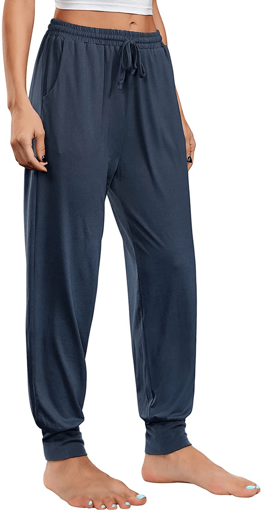 Annenmy Womens Yoga Sweatpants for Women High Waist Workout Joggers Pants Casual Drawstring Comfy Lounge Pants with Pockets Apparel & Accessories > Clothing > Activewear Kylie Max   