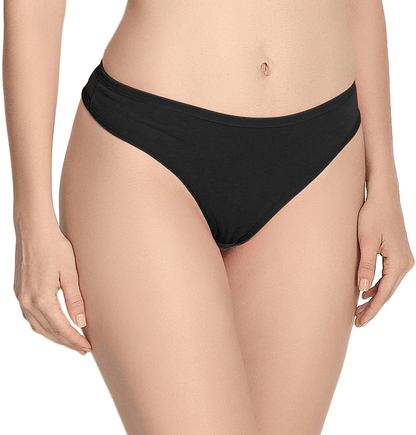 ANZERMIX Women's Breathable Cotton Thong Panties Pack of 6 Apparel & Accessories > Clothing > Underwear & Socks > Underwear ANZERMIX   