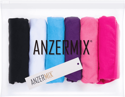 ANZERMIX Women'S Breathable Cotton Thong Panties Pack of 6 Apparel & Accessories > Clothing > Underwear & Socks > Underwear ANZERMIX   