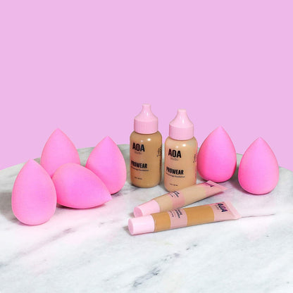 AOA Studio Collection Makeup Sponge Set Makeup Blender Latex Free and High-Definition Set of 6 Makeup Blender for Powder Cream and Liquid, Super Soft Wonder Blender Beauty Cosmetic Health & Beauty > Personal Care > Cosmetics > Cosmetic Tools > Makeup Tools AOA STUDIO   