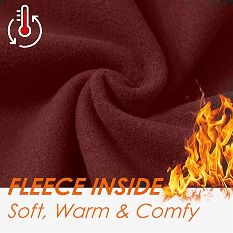 Aoliks Women'S Fleece Lined Sweatpants Thermal Joggers with Pockets Winter Lounge Yoga Workout Running Pants Apparel & Accessories > Clothing > Activewear Kylie Max   