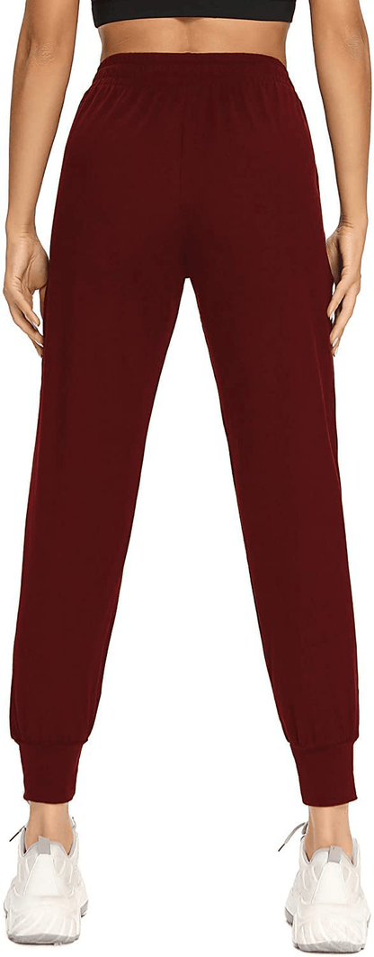 Aoliks Women'S Fleece Lined Sweatpants Thermal Joggers with Pockets Winter Lounge Yoga Workout Running Pants Apparel & Accessories > Clothing > Activewear Kylie Max   